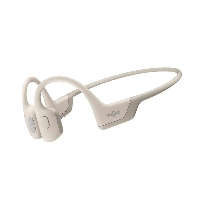 Shokz OpenRun Pro Bone Conduction Open-Ear Sport Headphones - Beige - سماعة لاسلكية
